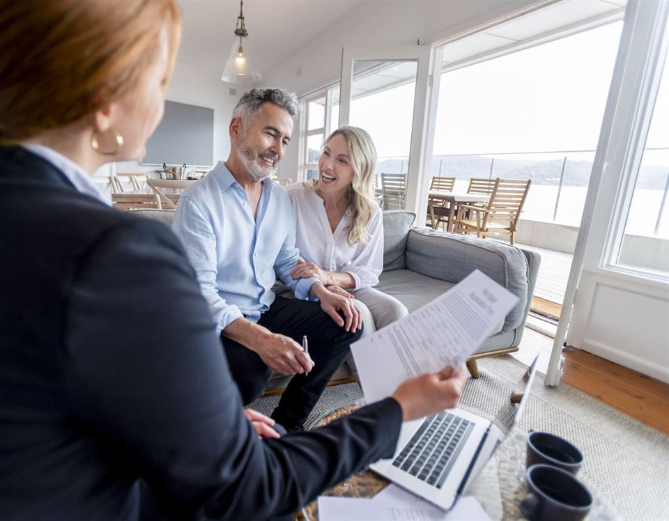 couple meets with wealth preservation attorney