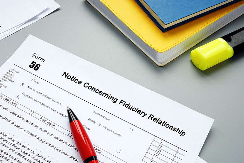 Notice Concerning Fiduciary Relationship Form