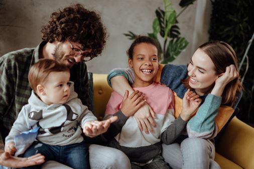 Parents with kids after navigating Tennessee adoption laws