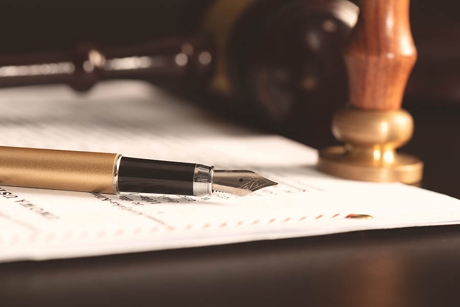 Estate administration legal document