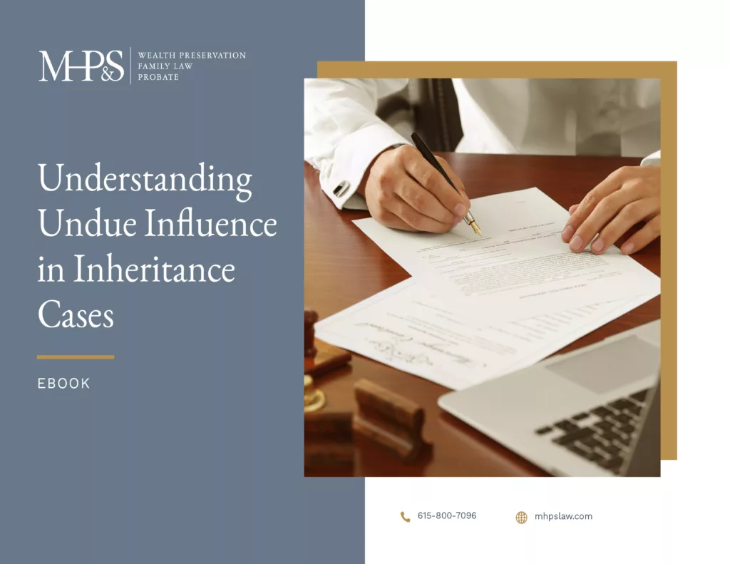 Understand Undue Influence in Inheritance Cases eBook