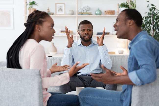 Couple uses family member for divorce