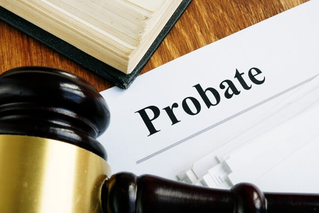 Probate Nonjudicial Settlement Agreement with a Gavel laying on top